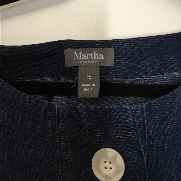 Martha Stuart denim top - Picture 3 of 3